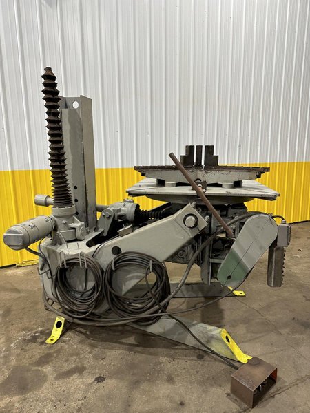 3,000 LB P&amp;H MODEL #WP3A POWER ELEVATING WELDING POSITIONER WITH PANDJIRIS GRIPPER: STOCK #19502
