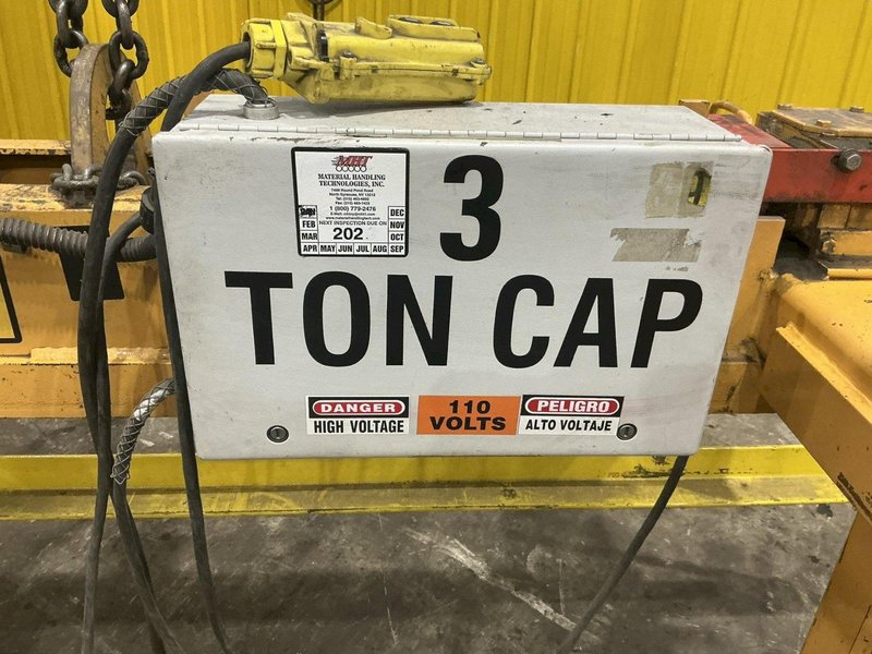 3 TON CALDWELL MODEL #60S-3-60 STRONG BAC POWERED MOTORIZED SHEET LIFTER: YOBRO #25899