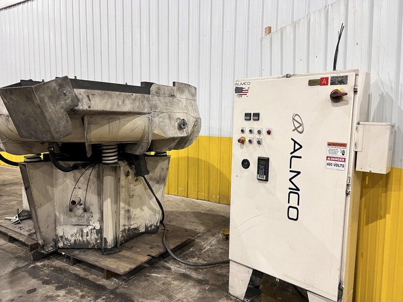 25 CU FT ALMCO MODEL #OR-25VLR VIBRATORY BOWL PARTS FINISHER: YOBRO #24692