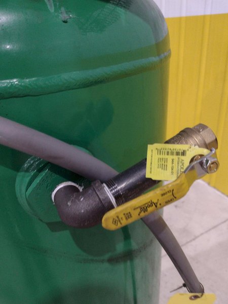 3.7 HP SPEED MODEL #4ME96 VERTICAL AIR COMPRESSOR: STOCK #20148