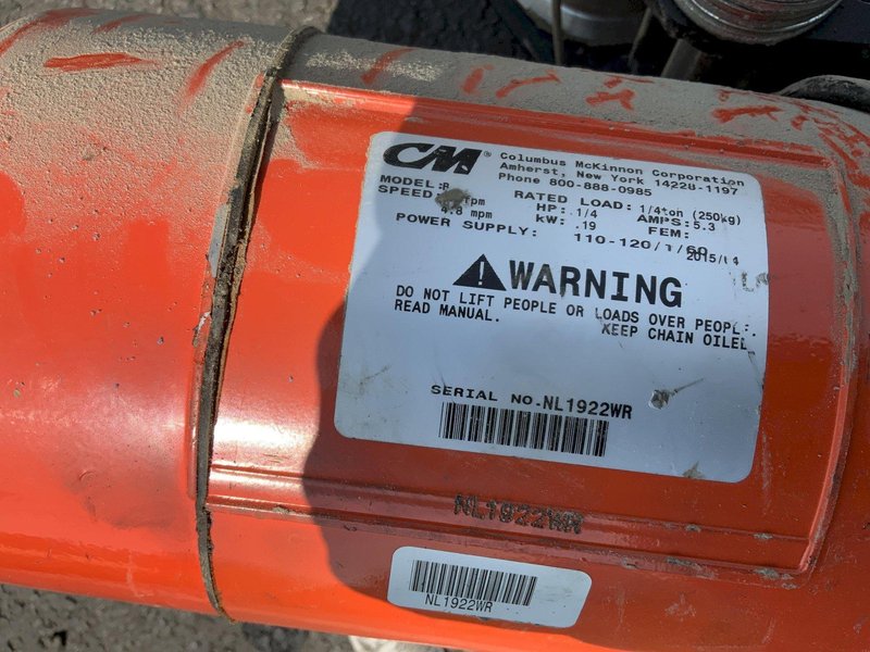 1,000 LB. X 151" HANDLING SYSTEM 360 DEGREE JIB CRANE: STOCK #81330