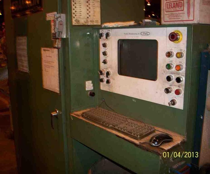 1-9/16&#039; x 40&#039; #HD-145 FRANKLIN CNC 3-SPINDLE DRILL LINE: STOCK #62388