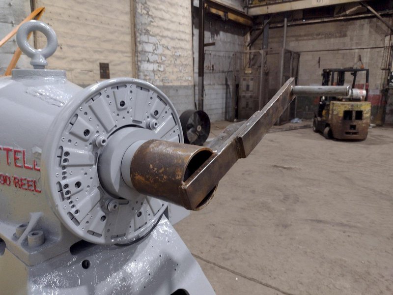 10,000 LB 5 TON X 48&quot; LITTELL MODEL #90 PULL OFF SINGLE END COIL REEL UNCOILER: STOCK 12984