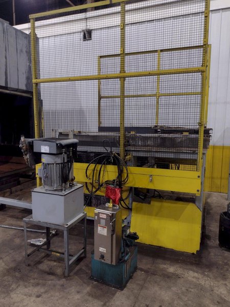 74" X 74" STOELTING MODEL #CSW8121 AUTOMATIC WASHER, WITH FLIP-UP DIE STATION POWERED INFEED, NEW 2012: YOBRO #25172