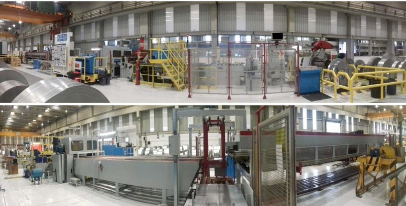 1500mm x 3mm Bonak Loop Cut to Length Line with Electromagnetic Stacker