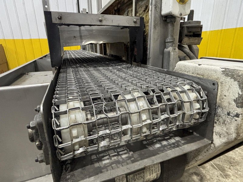 14&quot; W X 8&quot; H ALLIANCE AQUAMASTER CB-1400E STAINLESS STEEL CONVEYOR BELT 3 STAGE PARTS WASHER: STOCK #23103