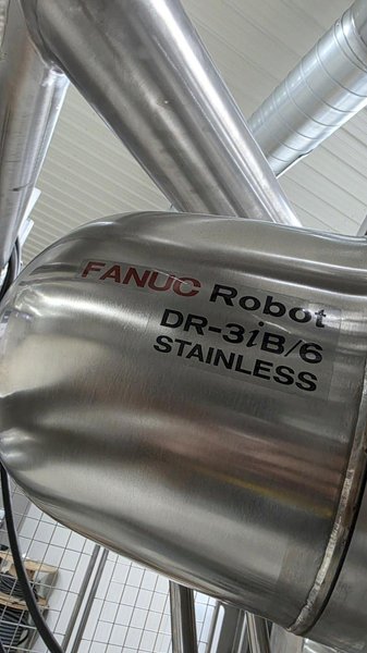 FANUC DR‑3iB/6 Stainless Washdown Delta Robots w/R-30iB+ Mate Control, 2023 – QTY 2 Master Bundles for Food‑Grade Pick and Place