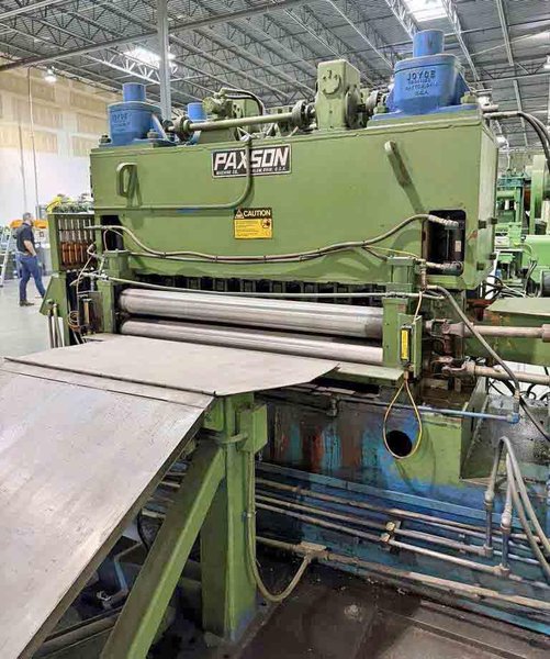 60" x 0.125" x 40,000# Paxson Cut To Length Line STOCK# 4233
