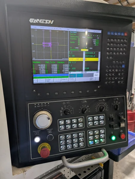 Ganesh Cyclone-32CS CNC Swiss Machine, 2017 – Chip Conveyor