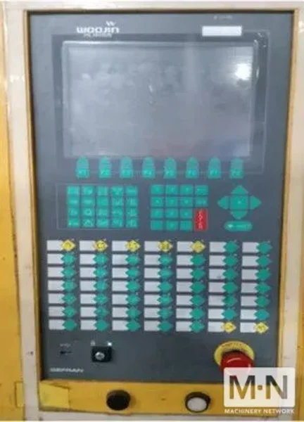 500 TON 51 OZ WOOJIN SELEX MODEL ND500 INJECTION MOLDING MACHINE MFG 2011 (2 AVAILABLE )