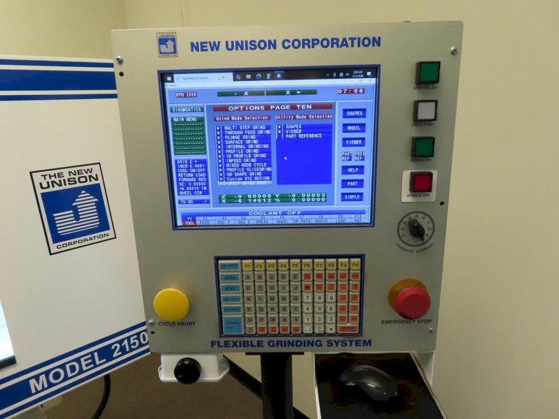 Unison Dedtru Flexible Grinding System Model 2150 CNC Centerless Grinder
