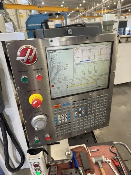 USED HAAS 84" X 36" MODEL VF-9/50 3-AXIS VERTICAL CNC MACHINING CENTER