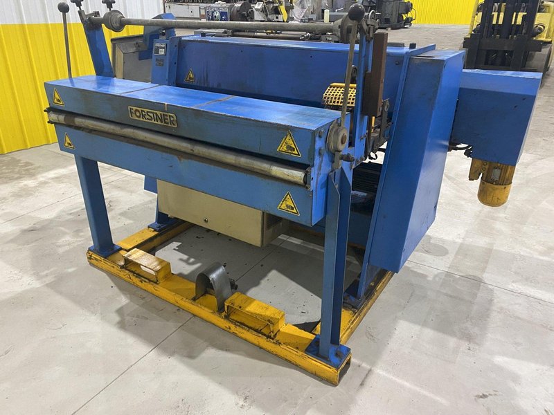 48" FORSTNER MODEL #MST-1250 SLITTING &amp; CUT-TO-LENGTH (SLEAR) LINE: STOCK #19206