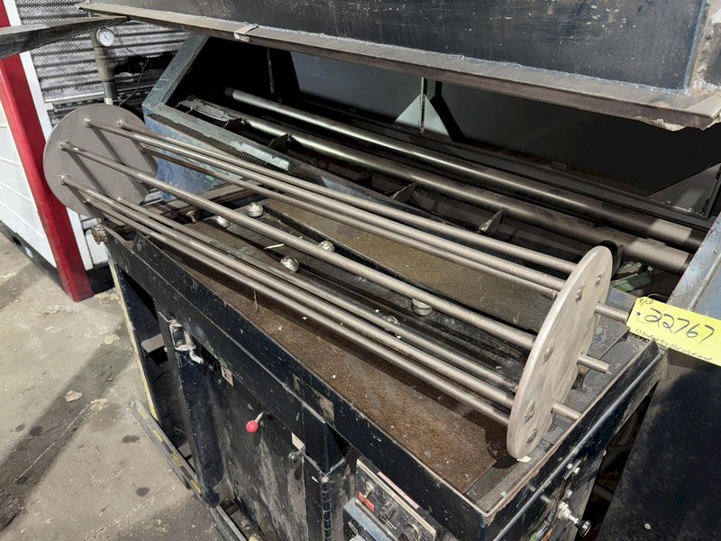 30&quot; x 68&quot; LS INDUSTRIES SHOT BLAST MACHINE WITH DUST COLLECTOR, FOR PROPANE TANKS: STOCK #22767