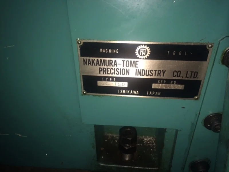 2000 NAKAMURA-TOME SC-150 | Lathes, CNC (3-Axis or More)