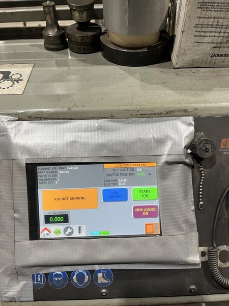 25″ x 20″ Marvel Series F2150A-PC60 Fully Automatic Vertical Band Saw, 2009 – Auto Feed