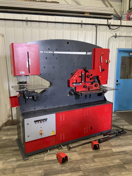 120 TON JMT MODEL IW110/BTD HYDRAULIC IRON WORKER: STOCK #81069