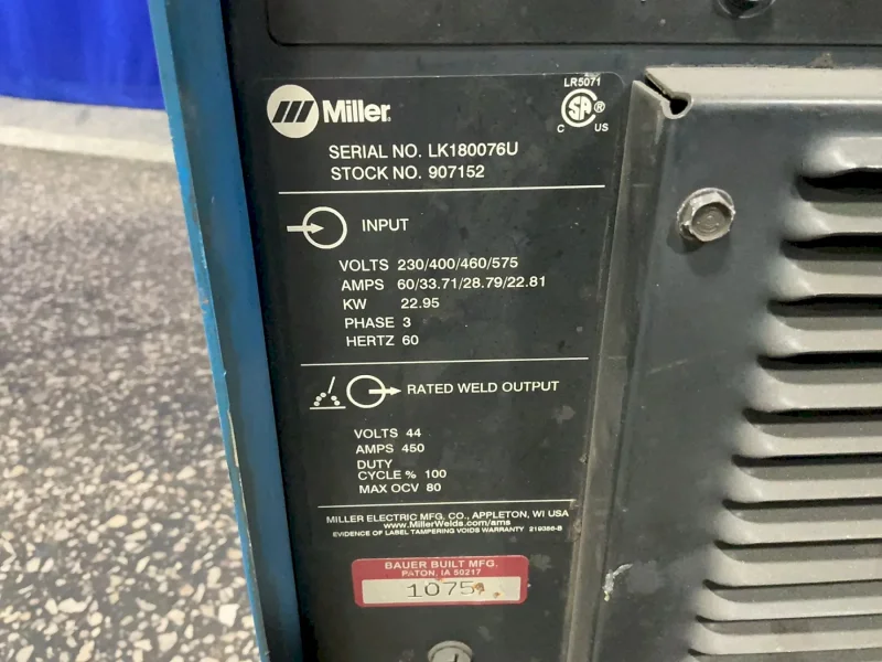 Miller  450 A  Welder  - Axcess 450
