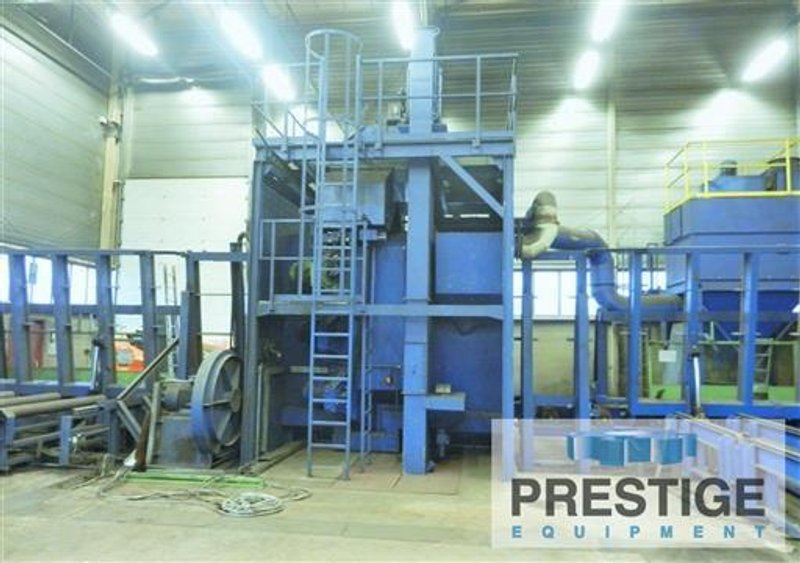 Wheelabrator Schlick RB 2600 Plate 6-Wheel Vertical Through Feed Shotblaster