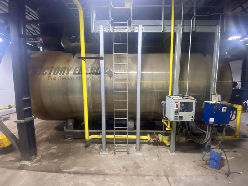 High-Capacity Victory Energy Boiler, 48,300 LBS/HR, 2018 –  Low-Hour Industrial Unit, 250 PSIG