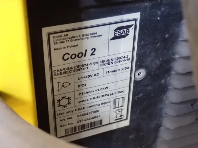 Esab Welder - Warrior 500 Cc/cv