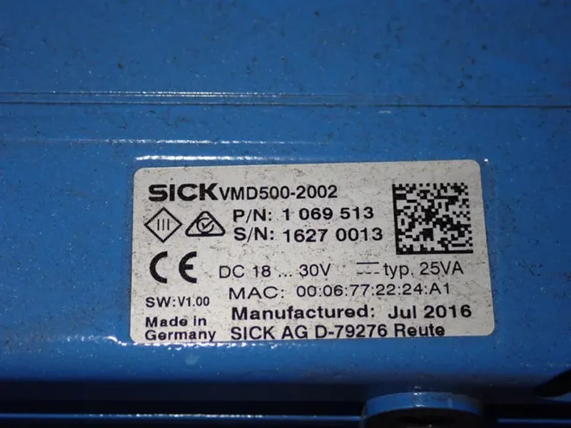SICK LASER TRACK TRACE HEAD SCANNER  -  VMD500-2002