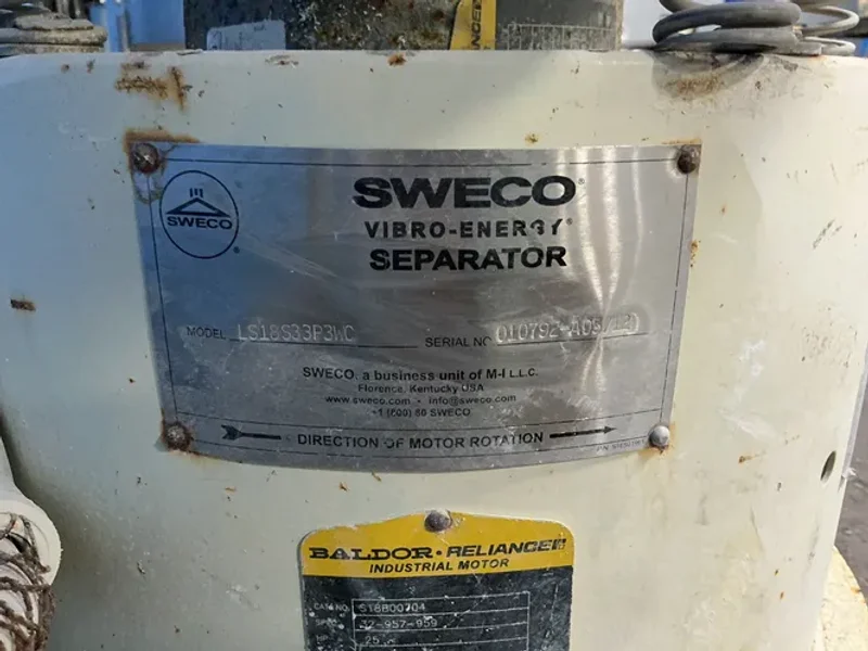 SWECO SEPARATOR  -  LS18S33P3WC