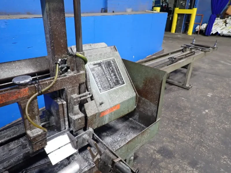 W.F. WELLS AND SONS, INC. HORIZONTAL BAND SAW  -  W-10-1