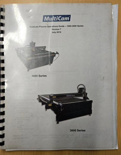 5′ x 20′ MultiCam 1000 CNC Plasma, 2011 – Hypertherm Powermax 65