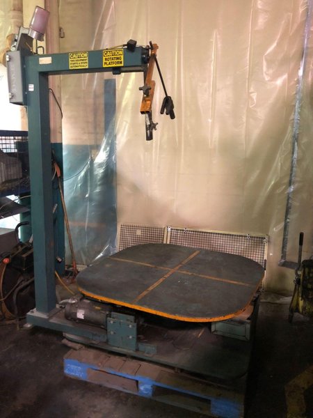 48&quot; ROTATING HORIZONTAL PALLET TYPE UNCOILER TABLE: STOCK #10470