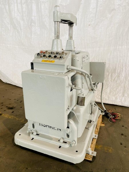 18 TON X 2" TISHKEN CO-6-HWA 2 POST CUT OFF PRESS. STOCK # 0203920
