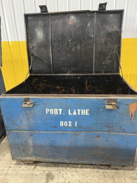 78" X 50' BESCO PORTABLE LATHE, ONSITE TURBINE WORK: STOCK #20735