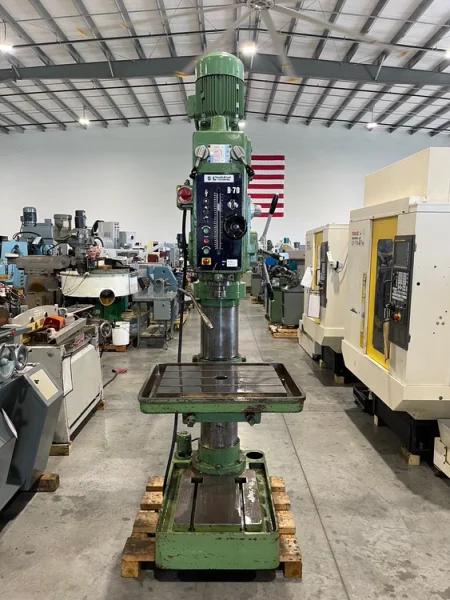 IBARMIA B-70  31-1/2” Geared Head Drill Press &amp; Power Down Feed #7013