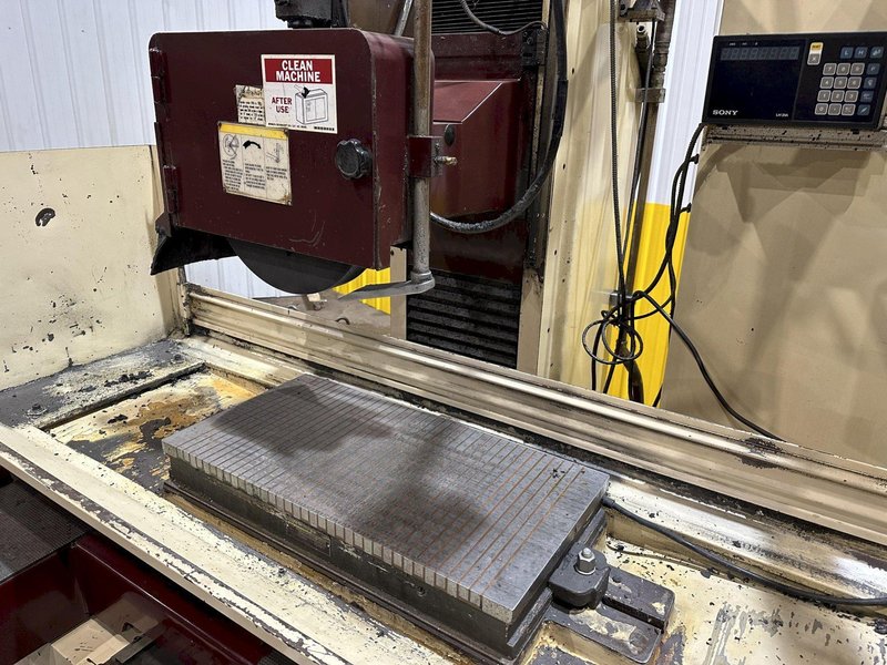 12&quot; X 24&quot; CHEVALIER MODEL #FSG-3A1224H 3 AXIS AUTOMATIC HORIZONTAL SURFACE GRINDER: STOCK #19824