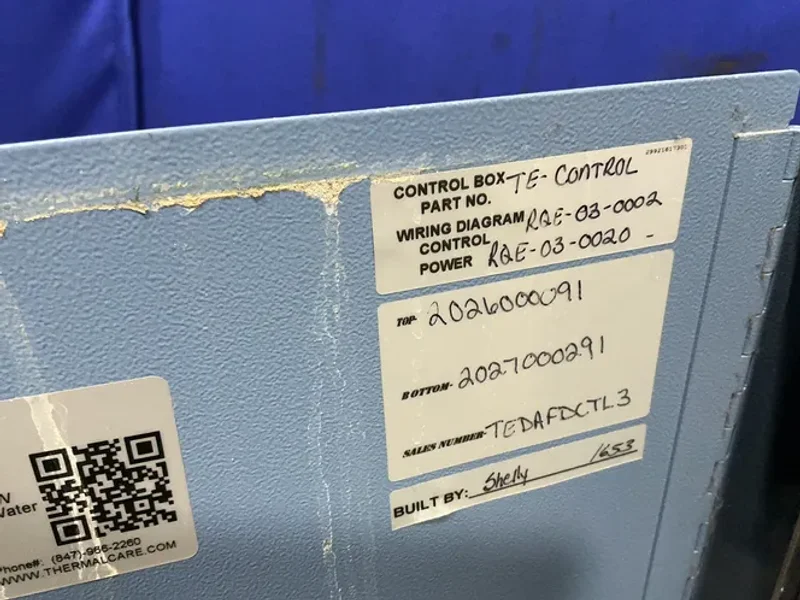 Thermal Care .75 Hp Temperature Control Unit  - Rqe0908