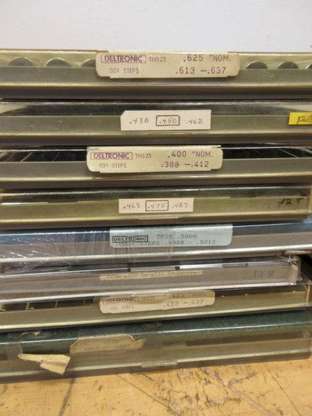 Deltronic Pin and Plug Gages, Assorted- Auction Item