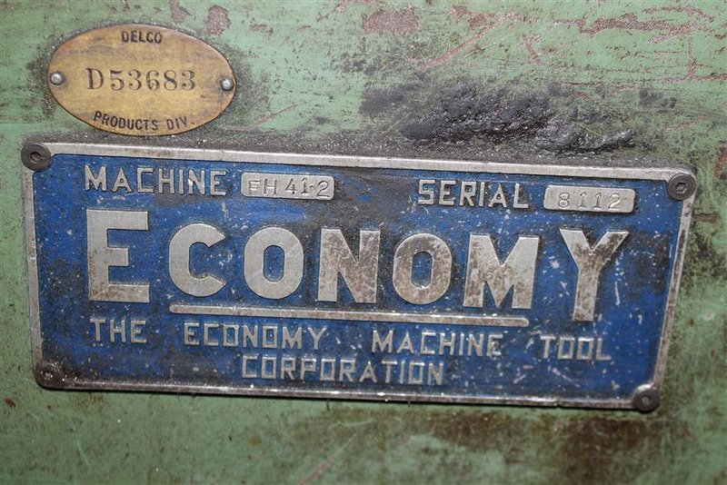 ECONOMY MODEL #FH41-2 DOUBLE END FINISH MACHINE: STOCK 61078