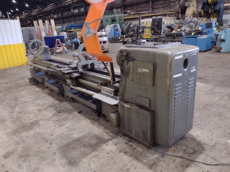 32" X 168" SUMMIT GAP BED ENGINE LATHE. STOCK # 0661425