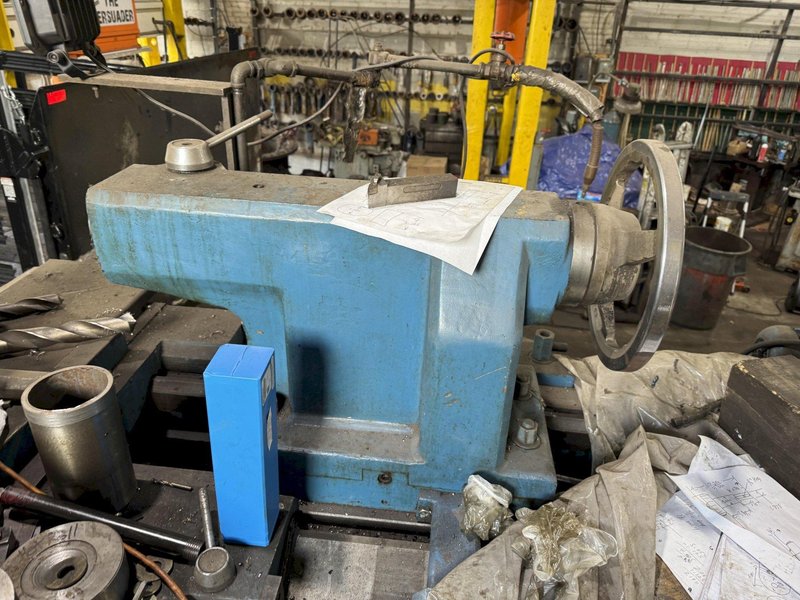36" X 120" BROADBENT 16" HOLLOW SPINDLE ENGINE LATHE.  STOCK #0889125