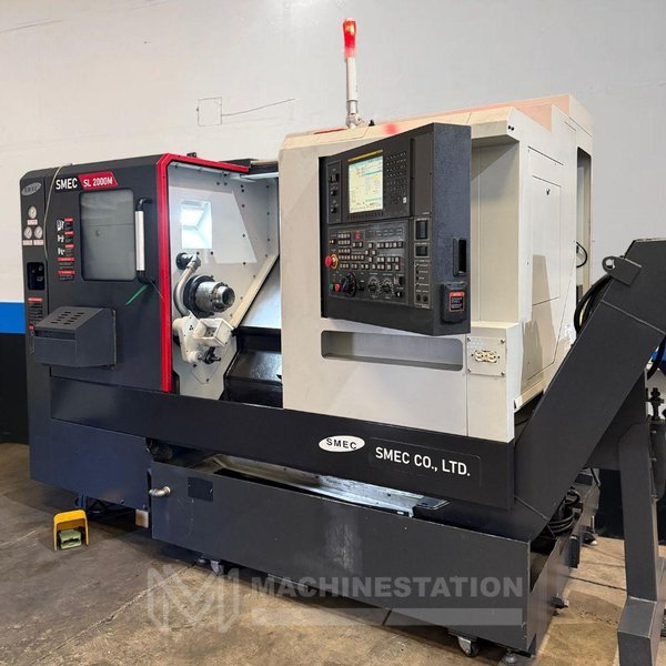 Samsung SMEC SL-2000M CNC Turning Center – 2020 C Axis Live Tool Lathe