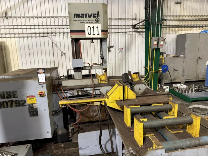 MARVEL MODEL #MV460 PC/1 VERTICAL BANDSAW: YOBRO #25868