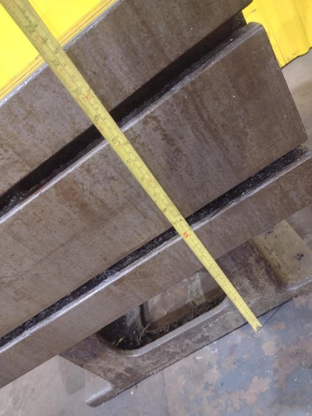 24&quot; X 18&quot; X 21&quot; HIGH CARLTON T SLOTTED DRILL BOX TABLE: STOCK 19963