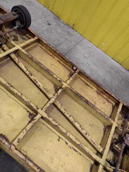 10,000 LBS X 4' X 9' HEAVY DUTY MOBILE TRANSFER / MOVING CART: STOCK #23520