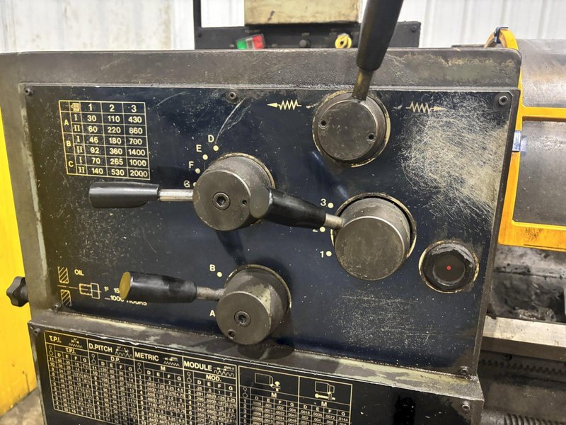 14&quot; X 40&quot; CLAUSING METOSA MODEL #C1440 TOOLROOM ENGINE LATHE, 1-5/8&quot;: YOBRO #23849