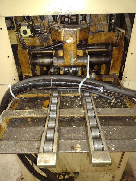 15&quot; X .125&quot; AIDA MODEL #LFS-40R STRAIGHTENER &amp; SERVO COIL STRIP FEEDER: STOCK #20565