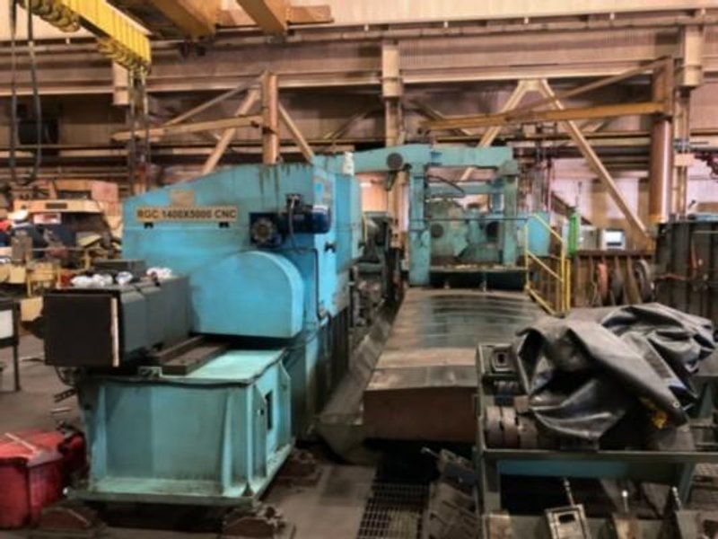 44" (1400mm) x 196.5 (5500mm) World Machinery Works RGC 1400x5000 CNC Roll Grinder