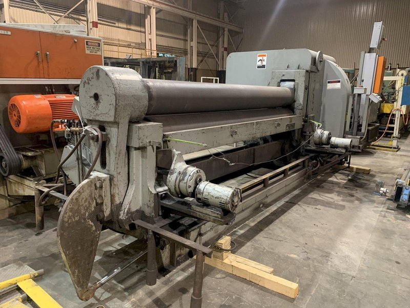 10' X 5/8" BERTSCH MODEL #11 INITIAL PINCH PLATE ROLL: STOCK #10399