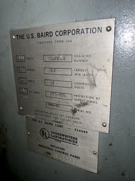 5/16&quot; BAIRD MODEL #5 FOUR-SLIDE WIRE FORMING MACHINE: STOCK #16990