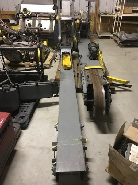 CAN MAKING PRESS LINE 1831 BLISS PRESS 1103 BLISS SCROLL SHEAR DEXTER  SHEET FEEDER AMM STRIP FEEDER LINER AND BAGGER