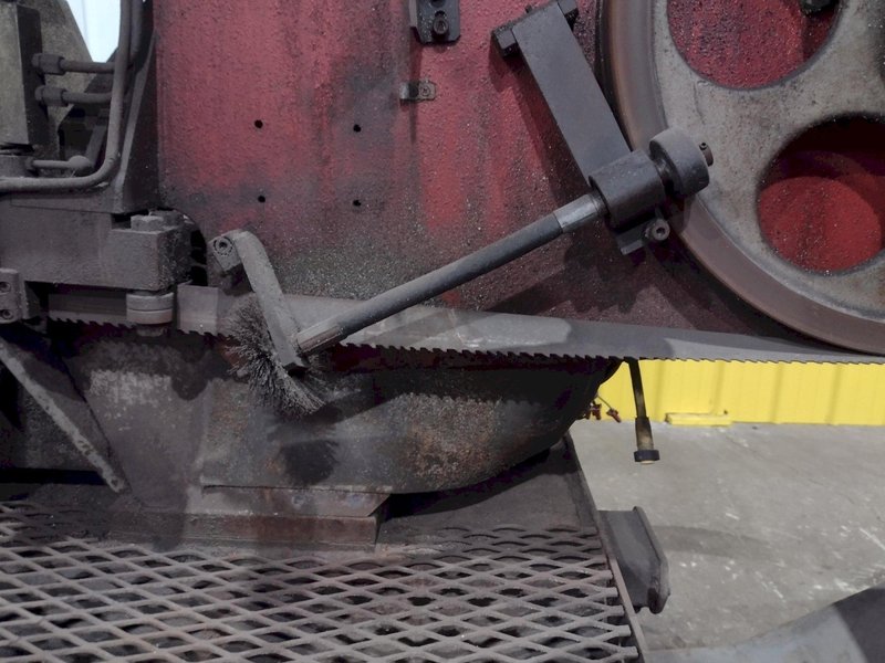 14" X 20.5" BOMAR MODEL #SL-520 SEMI-AUTOMATIC DUAL POST HORIZONTAL BAND SAW, 2003: STOCK #19577